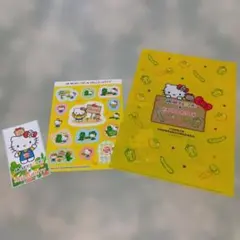 JA宮崎経済連　ハローキティ　クリアファイル ステッカー 非売品