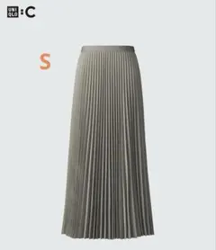 ユニクロシー UNIQLO:C プリーツロングスカート　S