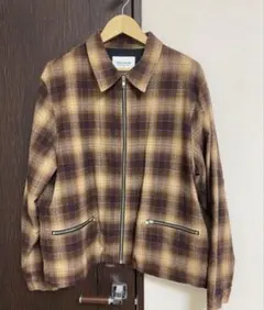 NOONGOONS ジャケット ブラウン系チェック 2025年最新】noon goons ジャケットの人気アイテム - メルカリ