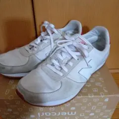 New Balance WL220VW 23.0cm ホワイト/グレースエード