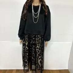 レオパードワンピース