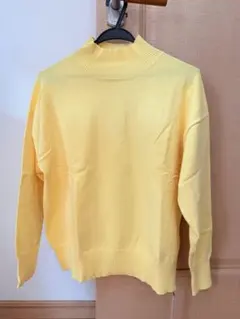 MICHEL KLEIN イエロー 長袖ニットセーター