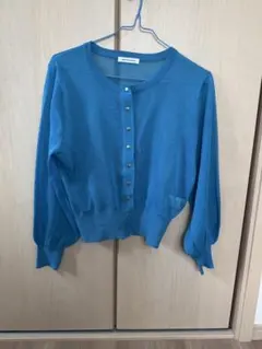 natural couture ブルー シアーカーディガンのサムネイル