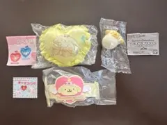 ポムポムプリン ハートクッション 夢かわデコバンド ふにゅふにゅマスコット