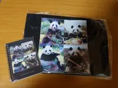 アドベンチャーワールド限定 ハッピーパンダファミリー ノート＆トートバッグ