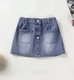 キッズ　デニムスカート