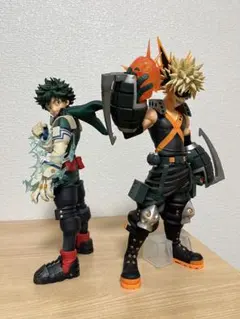 僕のヒーローアカデミアフィギュア 緑谷出久　デク　爆豪勝己　大爆殺神ダイナマイト