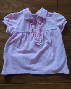 Ralph Lauren ピンク フリル ポロシャツ 12M