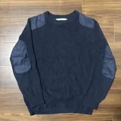 H&M L.O.G.G. ネイビー リブ編みセーター US Sサイズ