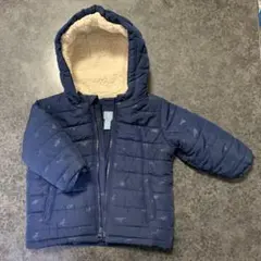 babyGap ネイビー キルティングアウター 恐竜柄　90cm