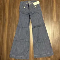 再値下げ　レディース　デニムフレアパンツ　ズボン　ジーンズ　DURAS Sサイズ
