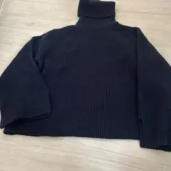 ミラオーウェンタートルニットネイビー
