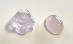 ピンク水晶　アクセサリー素材