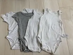 ユニクロ　エアリズム　コットンメッシュ　ボディスーツ　サイズ80 4枚セット
