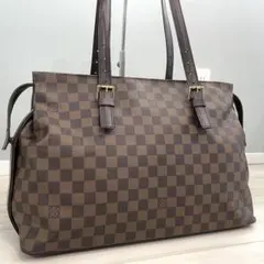 LOUIS VUITTON ダミエ エベヌ チェルシー トートバッグ