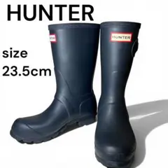 美品✨HUNTERレインブーツ23.5cm防水美脚定番