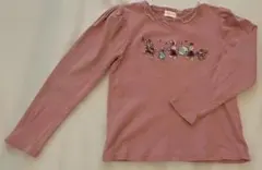 Mezzo Piano ピンク 長袖カットソー