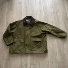 Barbour コーデュロイ襟ジャケット オリーブグリーン