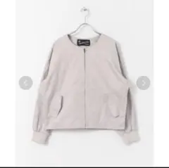 URBAN RESEARCH Sonny Labelノーカラーコクーンブルゾン