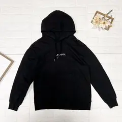 KANGOL パーカー S ブラック ロゴ シンプル 古着 カジュアル