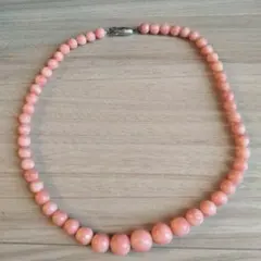 SILVER 珊瑚 ネックレス 7.0〜12.0nm