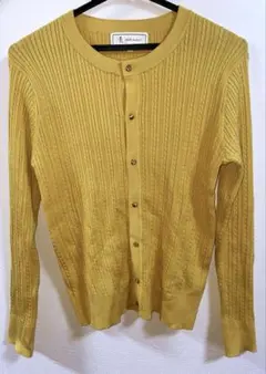 ROPÉ PICNIC ミニケーブルニット金釦カーディガン