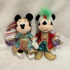 東京ディズニーシー　21周年　ミッキー　ミニー　ぬいぐるみバッジ　2体セット