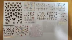 ネイルシールセットとアート用具