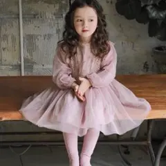 Amica kids アミカ ピンク チュール ワンピース 7M-3Y - メルカリ