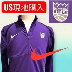 現地購入品 NBA サクラメントキングス バスケ　ウォームアップ シャツ　ナイキ