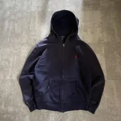 Polo Ralph Lauren zip up hoodie navy