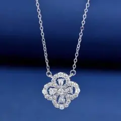 【ループモチーフ】S925 ジルコニアネックレス