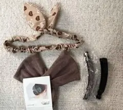 ヘアアクセサリー　セット　まとめ売り　髪飾り　ヘアアクセ　リボン　くま