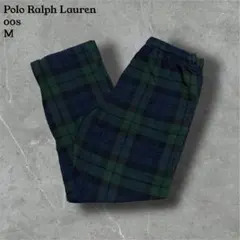 ラルフローレンパジャマパンツPoloRalphLaurenタータンチェック古着M