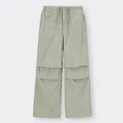 GU テックパラシュートプルオンパンツ L グリーン