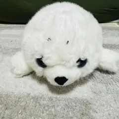 【生産終了品】あざらし ぬいぐるみ 海遊館 海遊館とコラボした「おまんじゅうアザラシ ユキちゃん」と「のほほん