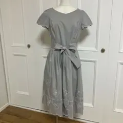 M'S GRACY エムズグレイシー フラワーレース 半袖ワンピース 38 M
