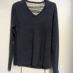 vネック 長袖カットソー