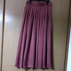 【最終価格】nano universe　ロングスカート　タグ付き新品　レンガ