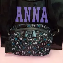 未使用級】ANNA SUI がま口 ワンショルダーバッグ 2way バタフライ