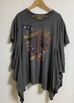W♡C ダブルシー　イーグルプリント　変型Tシャツのサムネイル