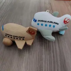 JAL ノベルティ 木製飛行機他 3個セット - メルカリ