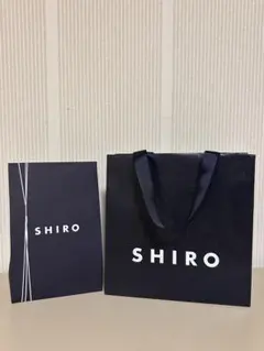 【空箱】SHIRO ショップ袋 2種セット