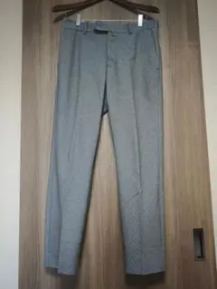 ヘリンボーン柄 グレー スラックス