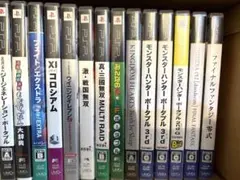 PSPソフト 14本まとめ売り モンハン2ndG/3rd FF 無双 他