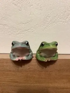カエル　ガチャガチャ　2個セット《大きなイエアメガエル》