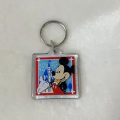 [レトロ] ディズニー ミッキー ミニー アクリルキーホルダー