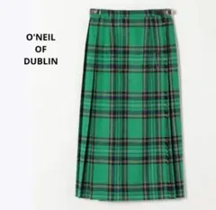 SHIPS別注 オニールオブダブリン ロング キルトスカート 巻きスカート ゴム
