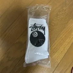 STUSSY 8 Ball ソックス ホワイト