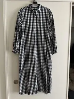 AMERICAN HOLIC ギンガムチェック ロングシャツワンピース